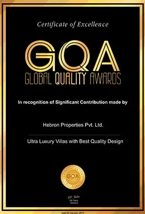 Global Quality Awards award