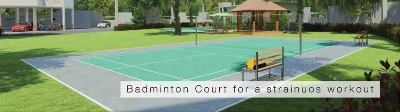 Badminton court