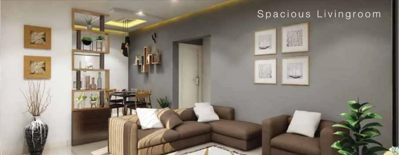 Spacious living room
