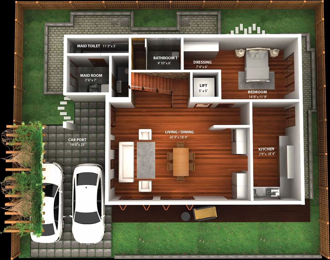 Luxury Villa — Ground Floor